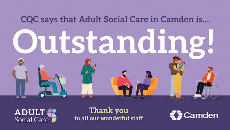 Outstanding adult social care for Camden image 